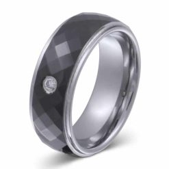 Damenring mit Gravur "Black Caro"- (c) baslina.com