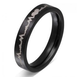 Damenring mit Gravur "Blackpulse"- (c) baslina.com