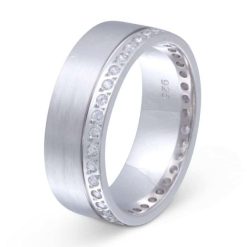Damenring mit Gravur "Camelia II"- (c) baslina.com