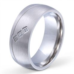 Damenring mit Gravur "Dallas" - (c) baslina.com