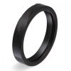 Herrenring mit Gravur, Ring mit Handschriftgravur "Darkly"- (c) baslina.com