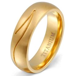 Herrenring mit Gravur "Golden River"- (c) baslina.com