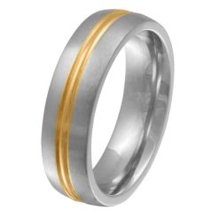Herrenring mit Gravur "OneLine"- (c) baslina.com