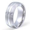 Damenring mit Gravur "ThreeLane" - (c) baslina.com