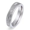 Herrenring mit Gravur "Waves"- (c) baslina.com