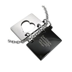 Anhänger mit Gravur „Divaio“ inkl. Kette - (c) baslina.com
