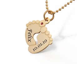 Anhänger mit Gravur "Baratta" inkl. Kette- (c) baslina.com