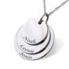 Anhänger mit Gravur "Beconna" inkl. Kette 3 Anhänger mit Gravur "Beconna" inkl. Kette- (c) baslina.com