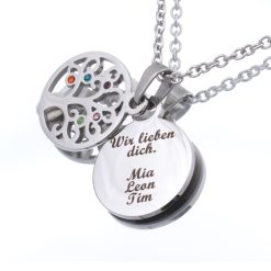 Anhänger mit Gravur "Bicossa" inkl. Kette- (c) baslina.com