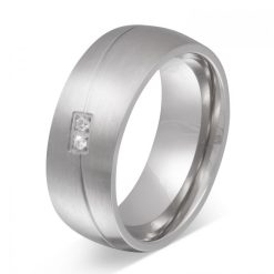 Damenring mit Gravur "Rosso" - (c) baslina.com