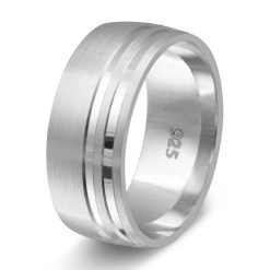 Herrenring mit Gravur "Curo"- (c) baslina.com