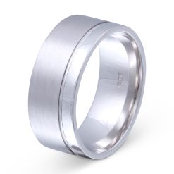 Herrenring mit Gravur "Lotus"- (c) baslina.com