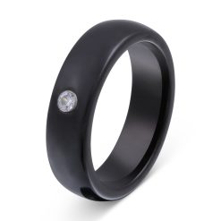 Damenring mit Gravur "Midnight"- (c) baslina.com