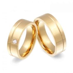 Partnerring-Set Goldness Verlobungsringe- (c) baslina.com