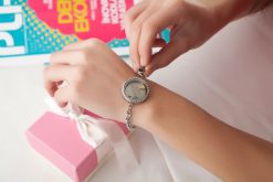 Armband mit Gravur und Charms 