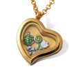 Medaillon mit Gravur und Charms "Nemsi"- (c) baslina.com