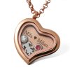 Medaillon mit Gravur und Charms "Soli"- (c) baslina.com
