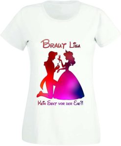 Braut T-Shirt_Polter T Shirts Damen_Braut_Lisa_Shirt_weiß - (c) baslina.com
