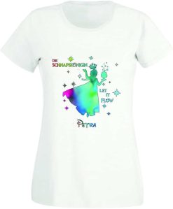 Polter T Shirts Damen_Die Schnapskönigin_Petra_Shirt_weiß - (c) baslina.com