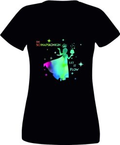 Polter T Shirts Damen_Die Schnapskönigin_ohne Name_Shirt_schwarz - (c) baslina.com