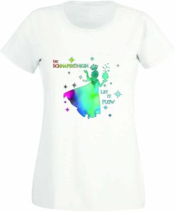 Polter T Shirts Damen_Die Schnapskönigin_ohne Name_Shirt_weiß - (c) baslina.com