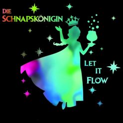 Polter T Shirts Damen_Die Schnapskönigin_schwarz - (c) baslina.com