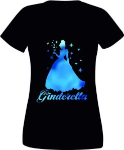 Polter T Shirts Damen_Ginderella_ohne Name_Shirt_schwarz - (c) baslina.com