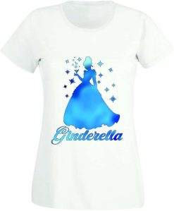 Polter T Shirts Damen_Ginderella_ohne Name_Shirt_weiß - (c) baslina.com