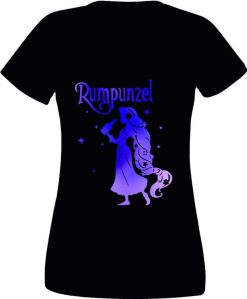 Polter T Shirts Damen_Rumpunzel_ohne Name_Shirt_schwarz - (c) baslina.com