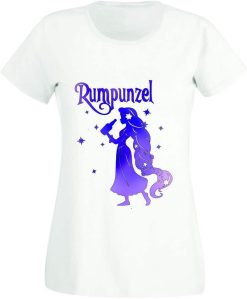 Polter T Shirts Damen_Rumpunzel_ohne Name_Shirt_weiß - (c) baslina.com
