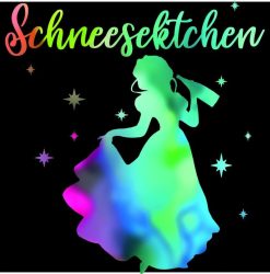 Polter T-Shirt Damen "Schneesektchen" 13 Polter T Shirts Damen_Schneesektchen_schwarz - (c) baslina.com