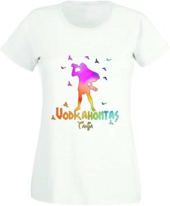 Polter T Shirts Damen_Vodkahontas_Tanja_Shirt_weiß_(c) Baslina
