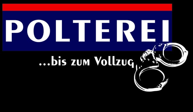 Polter T-Shirt Herren "Polterei" 9 Polter T Shirts Herren_Polterei_bis zum Vollzug_ohne Namen_für Shirt schwarz_Produktfoto - (c) baslina.com