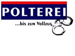 Polter T-Shirt Herren "Polterei" 17 Polter T Shirts Herren_Polterei_bis zum Vollzug_ohne Namen_für Shirt weiß_Produktfoto - (c) baslina.com