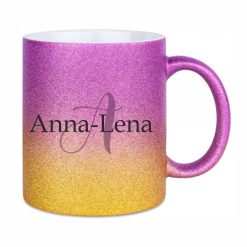 Glitzertasse mit Namen_Anna-lena_pink_gold_(c) Baslina